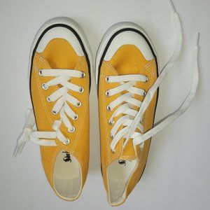 yellow sneakers